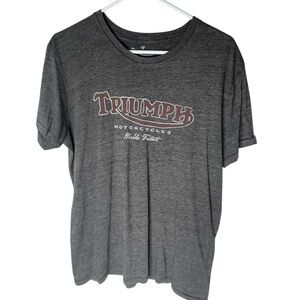 Lucky Brand Triumph Motorcycles T-Shirt M